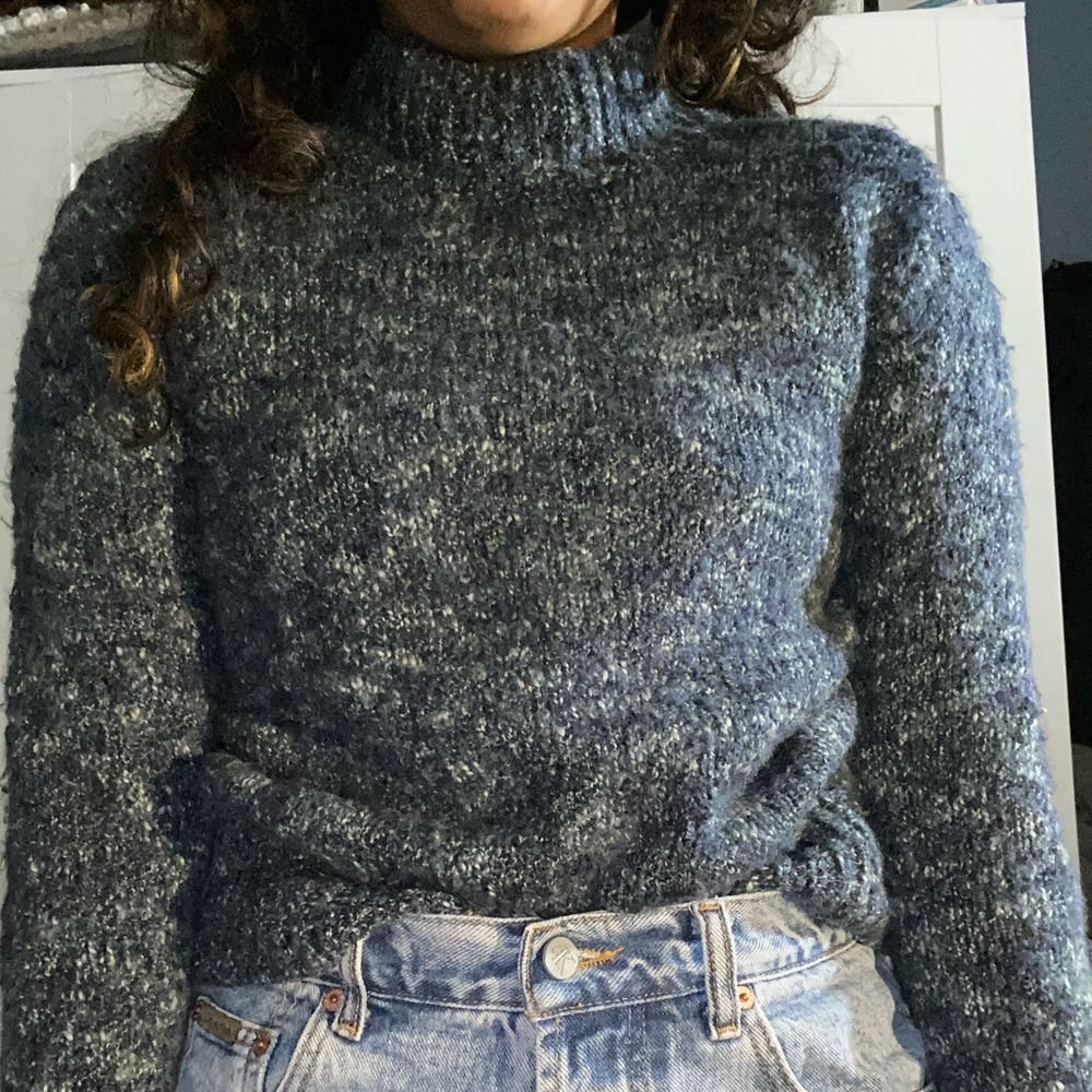 Mock neck sweater